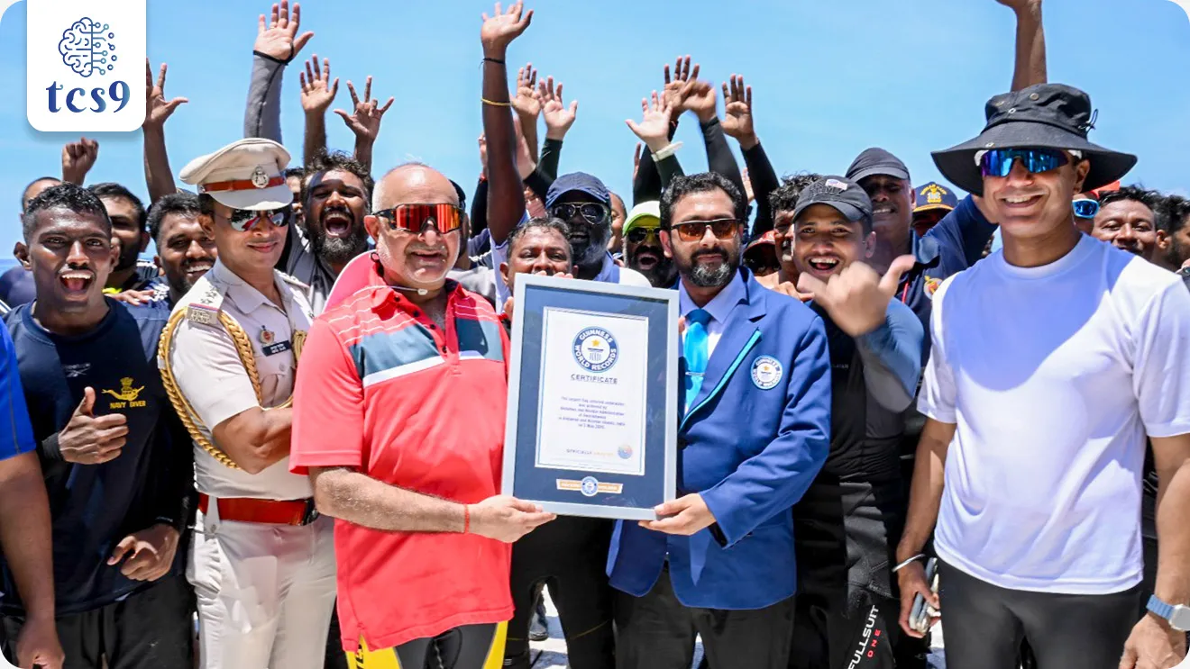 अंदमान आणि निकोबार बेटांनी वर्ल्ड रेकॉर्ड स्थापित केले
Andaman & Nicobar Islands Set World Records

📚 Subject : GS - भूगोल

सरळसेवा, तलाठी, वनरक्षक, पोलीस भरती, अग्निवीर , रेल्वे भरती, SSC GD, MPSC, UPSC परीक्षेसाठी विचारलेले / संभाव्य महत्त्वपूर्ण  प्रश्न

प्रश्न) भौगोलिक रचनेनुसार '10 डिग्री चॅनल' (Ten Degree Channel) खालीलपैकी कोणत्या दोन भागांना एकमेकांपासून वेगळे करते ?
भारत आणि श्रीलंका
अंदमान बेटे आणि निकोबार बेटे
भूमध्य समुद्र आणि अटलांटिक महासागर
लक्षद्वीप आणि मालदीव

उत्तर : अंदमान बेटे आणि निकोबार बेटे

📰 बातमी काय ?
 अंदमान आणि निकोबार बेटांवरील प्रसिद्ध 'स्वराज द्वीप' येथे दोन जागतिक विक्रम (World Records) रचण्यात आले आहेत.

🧐 दोन मोठे विक्रम कोणते ?
1) सर्वात मोठा ध्वज - राधा नगर बीचजवळ (Radha Nagar Beach) पाण्याखाली 60 मीटर लांब आणि 40 मीटर रुंद (60m x 40m) असलेला 'भारताचा सर्वात मोठा राष्ट्रध्वज' फडकवण्यात आला.

2) मानवी मनोरा -  लाईटहाऊस परिसराजवळ स्कुबा डायव्हर्सनी (Scuba Divers) पाण्याखाली 10 मीटर उंच मानवी मनोरा (Tallest Human Stack Underwater) तयार करून दुसरा जागतिक विक्रम रचला.

🎯 उद्देश: अंदमान आणि निकोबार बेटांना जागतिक स्तरावर 'अ‍ॅडव्हेंचर टुरिझम' (साहसी पर्यटन) चे मुख्य केंद्र म्हणून प्रस्थापित करणे.

🧐 अंदमान आणि निकोबार केंद्रशासित प्रदेशा बद्दल परीक्षेसाठी IMP माहिती : 
 1) राजकीय स्वरूप - अंदमान आणि निकोबार हा भारताचा एक केंद्रशासित प्रदेश असून यामध्ये बंगालच्या उपसागरात (Bay of Bengal) स्थित एकूण 836 बेटे, उपबेटे आणि खडक समाविष्ट आहेत. 
2) राजधानी -  पोर्ट ब्लेअर (Port Blair) ही आहे.
 
3) स्वराज द्वीप - 
रिचीझ आर्किपेलागोचा (Ritchie’s Archipelago) भाग असलेल्या या बेटाचे जुने नाव   'हॅवलॉक बेट' (Havelock Island)होते. 
भारताच्या स्वातंत्र्यलढ्याचा आणि राष्ट्रीय अस्मितेचा सन्मान करण्यासाठी 2018 मध्ये 'हॅवलॉक बेटा'चे नाव बदलून 'स्वराज द्वीप' करण्यात आले.
 
4) 10  डिग्री चॅनल (Ten Degree Channel) - 
10° उत्तर अक्षांशाजवळ असलेली ही महत्त्वाची सामुद्रधुनी अंदमान द्वीपसमूहाला निकोबार द्वीपसमूहापासून वेगळी करते (आयोगाचा अत्यंत आवडता प्रश्न).
 
5) ग्रेट निकोबार आणि इंदिरा पॉईंट -
निकोबार समूहातील 'ग्रेट निकोबार' हे सर्वात मोठे बेट (सुमारे 910 चौ. किमी) असून, या बेटावर असलेले 'इंदिरा पॉईंट' (Indira Point) हे भारताचे सर्वात दक्षिणेकडील टोक आहे.
 
6) सामरिक महत्त्व : 
हा प्रदेश जगातील सर्वात व्यस्त सागरी व्यापारी मार्ग असलेल्या 'मलाक्का सामुद्रधुनी'च्या (Strait of Malacca) अगदी जवळ आहे. तसेच येथे भारताचे एकमेव 'एकत्रित त्रि-सेवा कमांड' (Tri-service Command) म्हणजेच लष्कर, नौदल आणि हवाई दल एकत्रित कार्यरत आहे.

🏹 विशेष असुरक्षित आदिवासी गट (PVTGs) -
अंदमान आणि निकोबार हे जैवविविधतेसोबतच प्राचीन मानवी संस्कृतीचे केंद्र आहे. 
येथे पुढील 5 विशेष असुरक्षित आदिवासी गट (Particularly Vulnerable Tribal Groups) राहतात:
ग्रेट अंदमानीज (Great Andamanese)
जरावा (Jarwa)
ओंगे (Onge)
शॉम्पेन (Shompen)
सेंटीनेलीज (Sentinelese)


🔑 परीक्षेच्या दृष्टीने IMP रिव्हिजन पॉईंट्स : अंदमान आणि निकोबार
 राजधानी → पोर्ट ब्लेअर (Port Blair)
 10° Channel → अंदमान आणि निकोबार बेटांना एकमेकांपासून वेगळे करते.
 भारताचे सर्वात दक्षिणेकडील टोक → इंदिरा पॉईंट (ग्रेट निकोबार बेट)
 5 विशेष असुरक्षित आदिवासी गट (PVTGs) → ग्रेट अंदमानीज, जरावा, ओंगे, शॉम्पेन आणि सेंटीनेलीज.
 सामरिक महत्त्व → भारताचे एकमेव 'त्रि-सेवा कमांड' (Tri-service Command) येथे आहे.
 

Andaman & Nicobar Islands Set Guinness World Records, Andaman and Nicobar Islands, unique underwater world records, Swaraj Dweep, Havelock Island, eco-tourism, Tallest Human Stack, Largest Flag Unfurled Underwater, Ten Degree Channel,  Particularly Vulnerable Tribal Groups, PVTGs, Great Andamanese, Jarwa, Onge, Shompen, Sentinelese, bhugol, geography notes, indian island, kendrashasit pradesh, Port Blair, 




प्रश्न) भौगोलिक रचनेनुसार '10 डिग्री चॅनल' (Ten Degree Channel) खालीलपैकी कोणत्या दोन भागांना एकमेकांपासून वेगळे करते ?
भारत आणि श्रीलंका
अंदमान बेटे आणि निकोबार बेटे
भूमध्य समुद्र आणि अटलांटिक महासागर
लक्षद्वीप आणि मालदीव

उत्तर : अंदमान बेटे आणि निकोबार बेटे
 10 डिग्री उत्तर अक्षांशावर असणारे '10 डिग्री चॅनल' हे अंदमान द्वीपसमूहाला निकोबार द्वीपसमूहापासून भौगोलिकरित्या वेगळे करते.
निकोबार समूहातील 'ग्रेट निकोबार' हे सर्वात मोठे बेट (सुमारे 910 चौ. किमी) असून, या बेटावर असलेले 'इंदिरा पॉईंट' (Indira Point) हे भारताचे सर्वात दक्षिणेकडील टोक आहे.




प्रश्न) भारताचा केंद्रशासित प्रदेश 'अंदमान आणि निकोबार' संदर्भात खालील विधानांचा विचार करा :
अ) अलीकडेच पर्यावरण पर्यटनाला चालना देण्यासाठी येथील स्वराज द्वीप जवळ पाण्याखाली सर्वात मोठा भारतीय ध्वज फडकवण्याचा जागतिक विक्रम करण्यात आला.
ब) 'नाईन डिग्री चॅनल' (9 Degree Channel) हा सामुद्रधुनीचा भाग अंदमान द्वीपसमूहाला निकोबार द्वीपसमूहापासून भौगोलिकदृष्ट्या वेगळा करतो.
क) भारताचे सर्वात दक्षिणेकडील टोक असलेले 'इंदिरा पॉईंट' हे निकोबार समूहातील सर्वात मोठ्या 'ग्रेट निकोबार' बेटावर स्थित आहे.

वरीलपैकी कोणती विधाने बरोबर आहेत ?

१) फक्त अ आणि ब
२) फक्त ब आणि क
३) फक्त अ आणि क
४) वरील सर्व विधाने बरोबर आहेत.
 
उत्तर :  फक्त अ आणि क
 
❌ विधान (ब) चुकीचे आहे, कारण -
 अंदमान आणि निकोबार यांना वेगळे करणाऱ्या सामुद्रधुनीला  ' 10 टेन डिग्री चॅनल' (10 Degree Channel) असे म्हणतात. 
 'नाईन डिग्री चॅनल' (9 Degree Channel) ही लक्षद्वीप आणि मिनिकॉय बेटांना वेगळी करते.

✍️ अधिक माहिती : 
अंदमान आणि निकोबार बेटांवरील प्रसिद्ध 'स्वराज द्वीप' येथे दोन जागतिक विक्रम (World Records) रचण्यात आले आहेत.
1) सर्वात मोठा ध्वज - राधा नगर बीचजवळ (Radha Nagar Beach) पाण्याखाली 60 मीटर लांब आणि 40 मीटर रुंद (60m x 40m) असलेला 'भारताचा सर्वात मोठा राष्ट्रध्वज' फडकवण्यात आला.
2) मानवी मनोरा -  लाईटहाऊस परिसराजवळ स्कुबा डायव्हर्सनी (Scuba Divers) पाण्याखाली 10 मीटर उंच मानवी मनोरा (Tallest Human Stack Underwater) तयार करून दुसरा जागतिक विक्रम रचला.
🎯 उद्देश: अंदमान आणि निकोबार बेटांना जागतिक स्तरावर 'अ‍ॅडव्हेंचर टुरिझम' (साहसी पर्यटन) चे मुख्य केंद्र म्हणून प्रस्थापित करणे.



प्रश्न 3) अंदमान आणि निकोबार या केंद्रशासित प्रदेशात खालीलपैकी कोणता 'विशेष असुरक्षित आदिवासी गट' (PVTG) आढळत नाही ?
तोडा (Toda)
जरावा (Jarwa)
सेंटीनेलीज (Sentinelese)
ओंगे (Onge)
 
उत्तर : तोडा (Toda)
✍️ मात्र, 'तोडा' (Toda) ही जमात प्रामुख्याने तामिळनाडू राज्यातील निलगिरी पर्वतीय भागात आढळते.

🏹 विशेष असुरक्षित आदिवासी गट (PVTGs) -
अंदमान आणि निकोबार हे जैवविविधतेसोबतच प्राचीन मानवी संस्कृतीचे केंद्र आहे. 
येथे पुढील 5 विशेष असुरक्षित आदिवासी गट (Particularly Vulnerable Tribal Groups) राहतात:
ग्रेट अंदमानीज (Great Andamanese)
जरावा (Jarwa)
ओंगे (Onge)
शॉम्पेन (Shompen)
सेंटीनेलीज (Sentinelese)