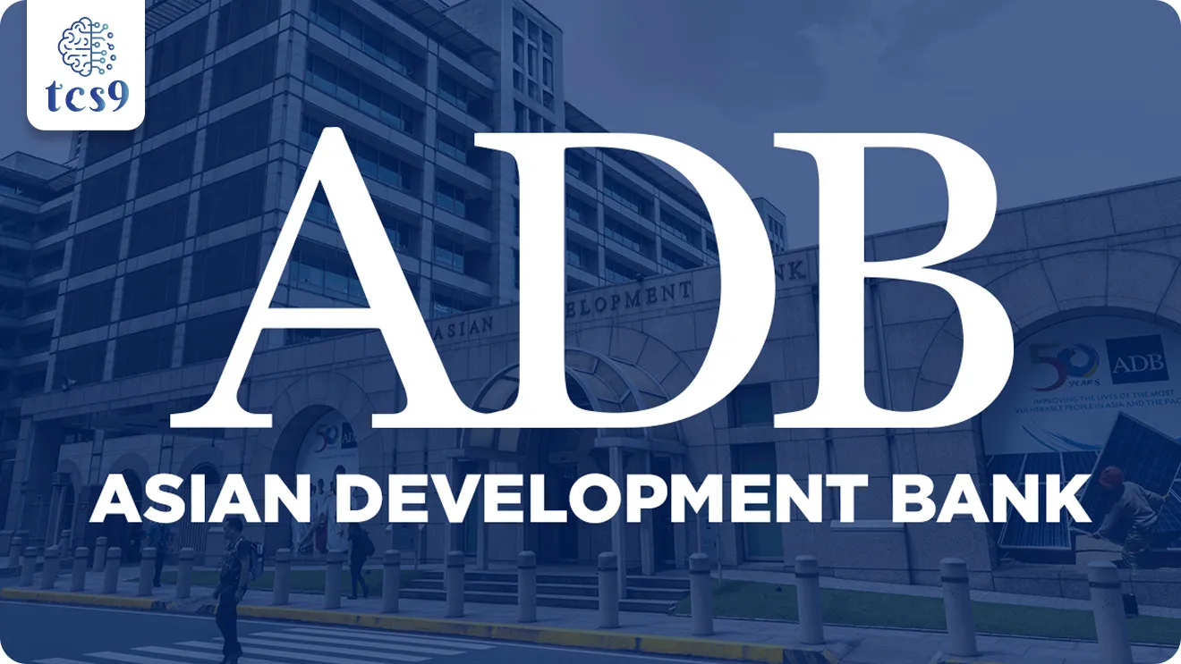 एशियन डेव्हलपमेंट बँक (ADB) म्हणजे काय ?
• ADB ही आशिया–प्रशांत क्षेत्रासाठी काम करणारी बहुपक्षीय विकास बँक आहे.
• उद्देश : गरीबी निर्मूलन, समावेशक व शाश्वत विकासाला चालना देणे.
एशियन डेव्हलपमेंट बँक बद्दल परीक्षेसाठी IMP पॉईंट्स :
• स्थापना : 19 डिसेंबर 1966
• मुख्यालय : मनीला, फिलिपिन्स (Manila, Philippines)
• सदस्य देश : 69 (50 प्रादेशिक + 19 अप्रादेशिक)
• भारत : संस्थापक सदस्य देश (1966)
एशियन डेव्हलपमेंट बँक ची प्रमुख कार्ये कोणती ?
• शिक्षण, आरोग्य, ऊर्जा, वाहतूक आणि हवामान कृतीवर विशेष लक्ष देणे त्यासाठी मदत करणे.
• सरकार व खासगी क्षेत्राला कर्ज, अनुदान व तांत्रिक मदत देणे