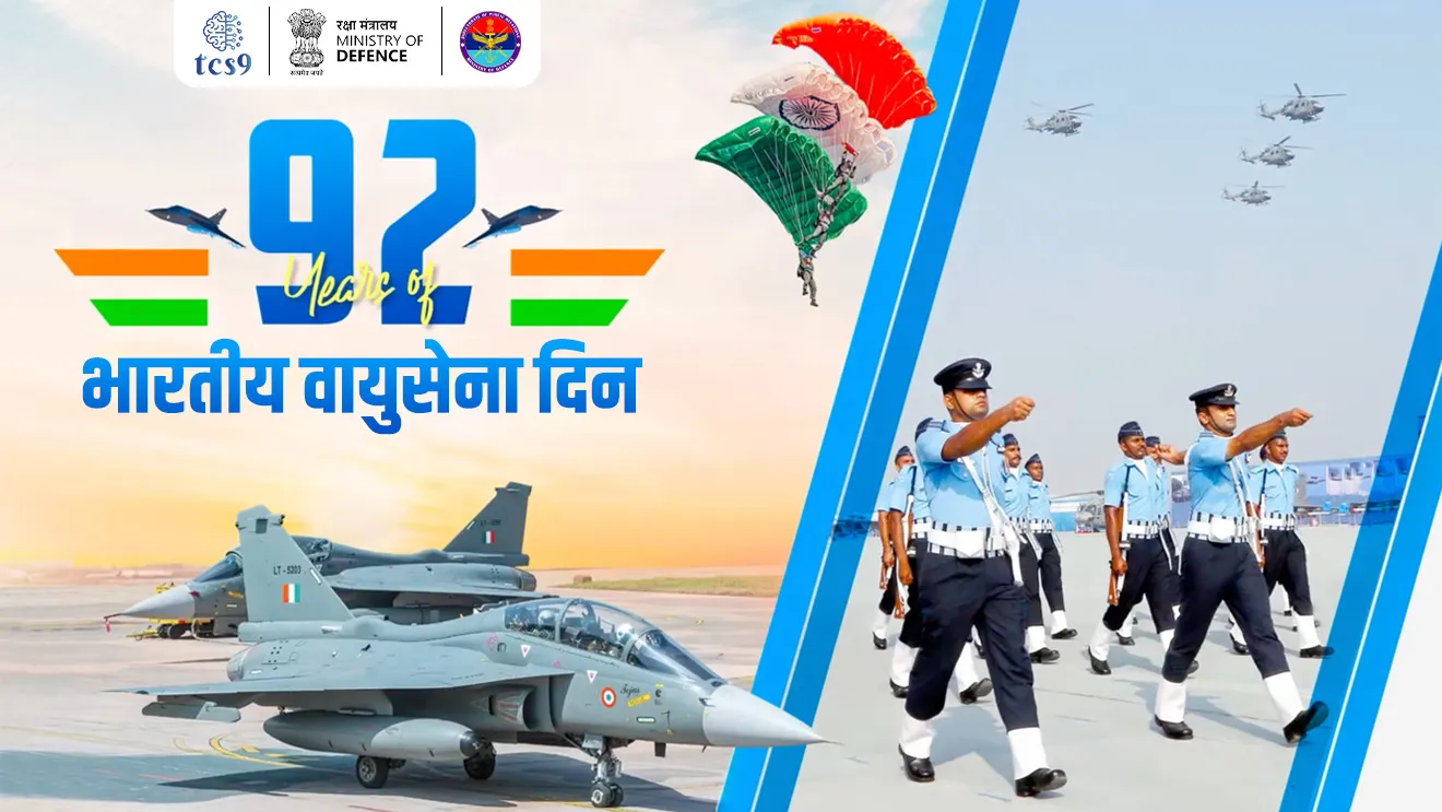 ( 92nd Indian Air Force Day 2024, Indian Air Force Day, Bhartiya Hawai dal, Bhartiya vayu Sena din, Bhartiya vayu SenaDiwas, Bhartiya vayu Sena din sankalpana Kay ahe, Indian Air Force Day 2024 theame, AIR CHIEF MARSHAL AP SINGH, chief of the air staff )