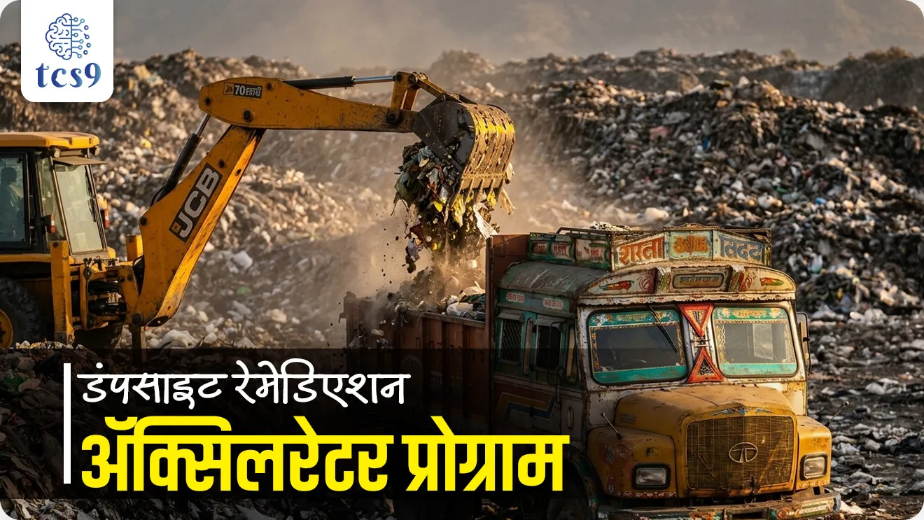 Dumpsite Remediation Accelerator Programme , to fast-track the clearance of legacy waste dumpsites across urban India, Ministry of Housing and Urban Affairs, urban pollution,  Swachh Bharat Mission – Urban 2.0 , government scheme, Sarkari yojna, sarkari upkram, paryavaran notes environment notes, vanrakshak bharti, forest guard, world current affair, jagtik ghadamodi, world news, Chalu Ghadamodi 2025, Chalu Ghadamodi Marathi, Chalu Ghadamodi PDF Download, Chalu Ghadamodi Test Series, Chalu Ghadamodi Prashnottare, Mahatvachya Chalu Ghadamodi, Chalu Ghadamodi Sarav Prashna, Darrojchya Chalu Ghadamodi, Chalu Ghadamodi Marathi Masik, Talathi Chalu Ghadamodi 2025, Talathi Bharti Chalu Ghadamodi, Talathi Spardha Pariksha Chalu Ghadamodi, RRB Group D Chalu Ghadamodi Marathi, Railway Bharti Chalu Ghadamodi, RRB Sarav Prashna Chalu Ghadamodi, Maharashtra Police Bharti Chalu Ghadamodi, Police Bharti Chalu Ghadamodi Prashnottare, Maharashtra Police Chalu Ghadamodi 2025, SSC GD Chalu Ghadamodi Marathit, SSC Bharti Chalu Ghadamodi, SSC Prashnsancha Chalu Ghadamodi, Vanrakshak Bharti Chalu Ghadamodi, Vanrakshak Pariksha Chalu Ghadamodi, Vanrakshak Prashnapatrika Chalu Ghadamodi, Agniveer Bharti Chalu Ghadamodi 2025, Agniveer Spardha Pariksha Chalu Ghadamodi, Agniveer Sarav Prashna Chalu Ghadamodi, tcs chalu ghadamodi, ibps chalu ghadamodi, chalu Ghadamodi Marathi,   current Affair marathi madhe, 2024 cha chalu Ghadamodi,   police Bharti chalu Ghadamodi,   police Bharti prashnasanch,   police Bharti GK prashna,   Mpsc chalu Ghadamodi,   sarkari Naukri,   sarkari job,   sarkari yojna,   Maharashtra cha chalu Ghadamodi,   Maharashtra government yojna,   PSI syllabus, PSI cutoff,   police Bharti syllabus,   police Bharti cutoff,   police Bharti merit,   MPSC Sathi book,   MPSC Sathi pustak,   police Bharti Sathi pustak,   police Bharti magil prashnapatrika,   MPSC previous years question papers,   Mumbai police Bharti,   Mumbai police Bharti Lekhi kadhi ahe,   government GR,   police Bharti result,   MPSC result,   SSC GD merit,   sscgd syllabus,   army Bharti merit,   army Bharti result,   UPSC Marathi,   combine pariksha,   talathi,   talathi syllabus,   talathi cutoff,   talathi book list,   talathi result,   talathi merit, tcs mock test, tcs pattern, ibps pattern, tcs pyq, tcs sarav paper, tcs talathi paper, tcs pattern notes, tcs prashnasanch, tcs gk gs, tcs maths, tcs talathi,  talathi jaga kiti ahe,   saralseva exam,   saralseva pariksha,   saralseva result,   zilha parishad Bharti,   zilha parishad prashnapstrika, dinvishesh, Chalu Ghadamodi Marathi madhun, current Affair marathi madhe, headline-news, maharashtra-news, jhattpatt-batmya, pib, marathi batmya, government new channel, Pib, akashvani, the Hindu, Indian express, Loksatta, Lokmat, Dainik Bhaskar, sansad news, editorial, sampadkiya, vishleshan, Loksabha news, rajyasabha news, SSC GD notes, sscgd question papers, sscgd exam answer, results, SSC GD admit card, sscgd ground, exam centre, mpsc main answer writing, maharashtra police recruitment 2025, maharashtra police exam updates, maharashtra police bharti latest news, maharashtra police exam calendar 2025, maharashtra police exam syllabus pdf download, maharashtra police bharti exam pattern 2025, maharashtra police constable syllabus, physical test details maharashtra police, maharashtra police bharti admit card 2025, maharashtra police hall ticket download, maharashtra police exam admit card date, maharashtra police study material pdf, maharashtra police exam preparation tips, maharashtra police mock tests free, best books for maharashtra police exam, maharashtra police bharti previous year papers pdf, maharashtra police constable sample papers, maharashtra police si model question papers, maharashtra police eligibility criteria 2025, age limit for maharashtra police bharti, educational qualification maharashtra police, maharashtra police result 2025, maharashtra police merit list, maharashtra police exam cutoff marks, maharashtra police online application 2025, maharashtra police physical test details, document verification for maharashtra police bharti, maharashtra police recruitment 2024, maharashtra police exam calendar 2024, maharashtra police bharti exam pattern 2024, maharashtra police bharti admit card 2024, maharashtra police eligibility criteria 2024, maharashtra police result 2024, maharashtra police online application 2024, RRB Group D, Railway Group D, Railway Recruitment Board Group D, Railway Group D Exam, Railway Group Notification, Railway Group D Vacancy, Railway Group D Syllabus, Railway Group D Eligibility, Railway Group D Application, Railway Group D Admit Card, Railway Group D Result, Railway Group D Cut Off, Railway Group D Salary, Railway Group D Jobs, RRB Group D Study Material, RRB Group D Previous Papers,  RRB Group D Mock Tests, RRB Group D Exam Pattern, current Affair, General Science, GK, GS, General  Awareness, current  affairs marathi , Mathematics, General Intelligence and reasoning, RRB chalu Ghadamodi, RRB Group D marathi notes, samanya vinyan, samanya, nyan, railway notes marathi madhe, railway pagar, pagar ani bhatta, railway bharti notes marathi, railway bhartichi tayari kashi karaychi, railway bharti magil varshanche prashnapatrika, railway bhartipyq, railway bharti prashnasanch, railway bharti test paper, railwetvnokrichi sandhi, railway job, railway bharticha syllabus, railway bharti pattern, railway bharti imp prashn, railway bhartila vicharle janare prashn, competitive exam, spardha parisha, railway bharti online class, railway bharti class, railway bharti chi tayari kashi karaychi,  RRB Group D Syllabus, RRB Group D Previous Papers, RRB Group D Exam Pattern, RRB Group D Eligibility Criteria, RRB Group D Notification, RRB Group D Application, RRB Group D Admit Card, RRB Group D Result, RRB Group D Cut Off, RRB Group D Salary, RRB Group D Jobs, RRB Group D Coaching, RRB Group D Study Material, RRB Group D Mock Tests, Railway Group D Level 1, RRB Group D 2025, RRB Group D Level 1, RRB Group D Posts, RRB Group D Exam Pattern, RRB Group D Exam Date, RRB Group D Online Application, RRB Group D Previous Papers, RRB Group D Preparation Tips, RRB Group D Study Material, RRB Group D Coaching, RRB Group D Mock Tests, How to prepare for RRB Group D exam, RRB Group D exam syllabus 2025, RRB Group D eligibility criteria 2025, RRB Group D application form 2025, RRB Group D admit card download, RRB Group D result date 2025, RRB Group D cut off marks 2025, RRB Group D salary and allowances, Best books for RRB Group D exam, Online coaching for RRB Group D, Railway Group D , RRB Group D, Railway Jobs , Government Jobs, Railway Recruitment, RRB Group D Exam, Railway Group D Vacancy, RRB Group D Notification, Railway Group D Application, RRB Group D Salary, aajcha dinveshesh, suvichaar, jagtik dinveshsh, dinveshsh