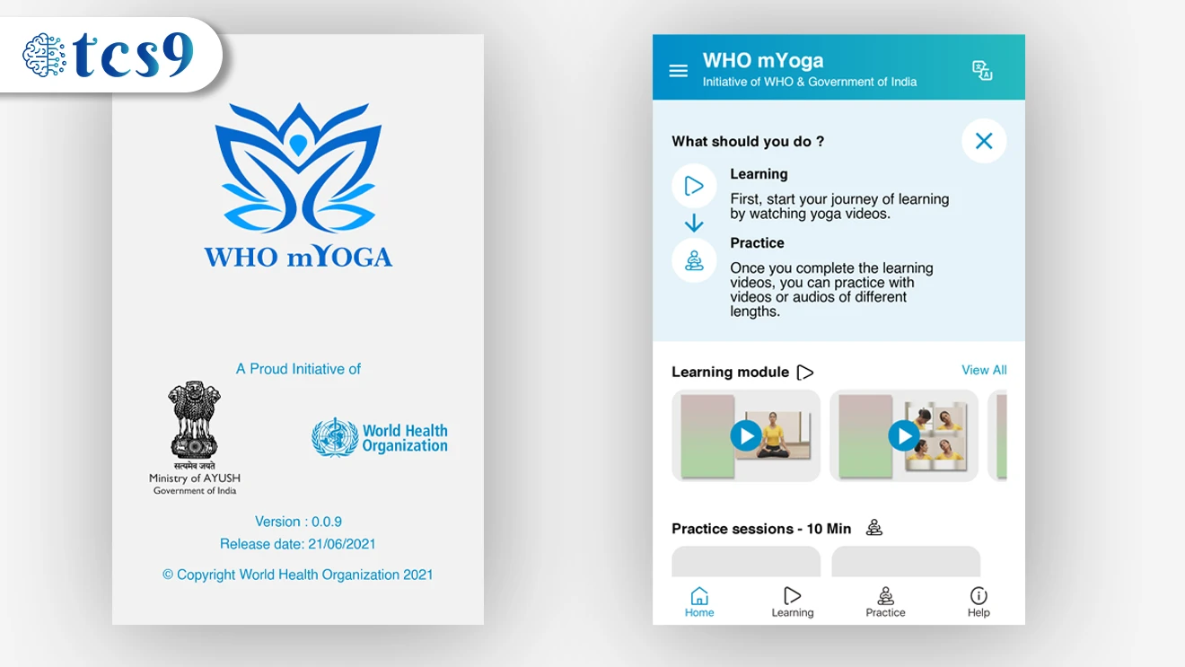 WHO mYoga App