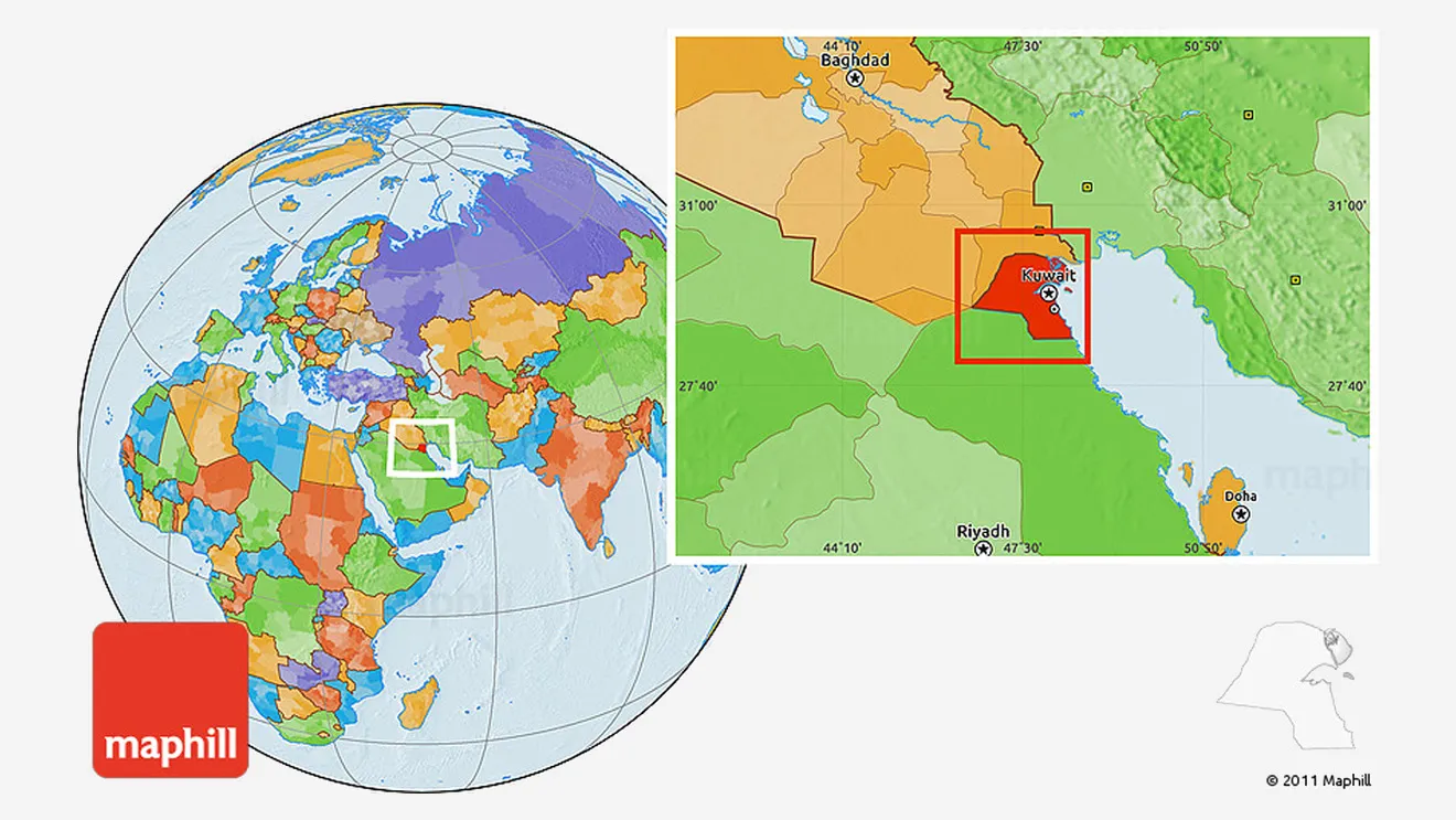 Kuwait Map