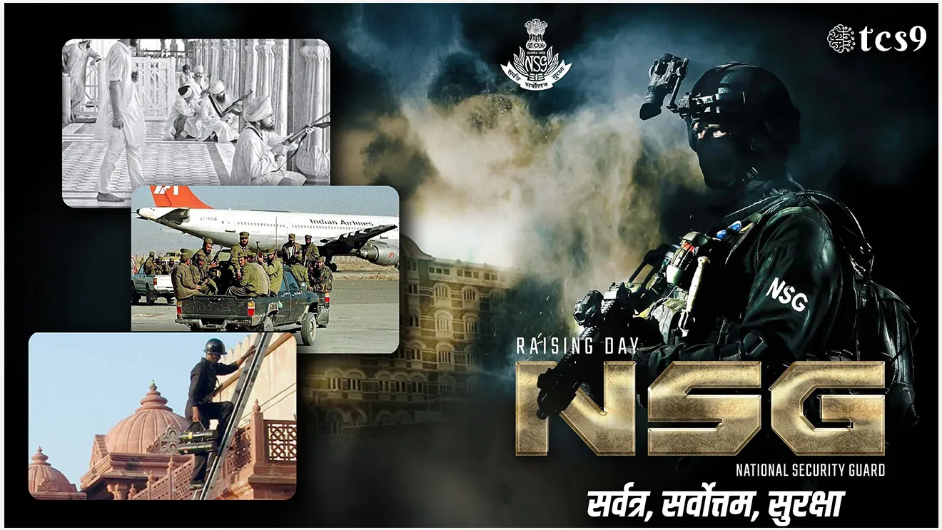 ( Important Day | National days | dinvishesh | National Security Guard | NSG motto | Sarvatra | Sarvottam | Suraksha' | Special Action Group | Special Rangers Group | Black Cats | ministry of Home affairs | defence | sanrakshan | Indian special forces | Indian army | Black cat | special forces | special operations | Operation Black Thunder (Golden Temple | Amritsar | 1986 & 1988)Operation Ashwamedh (Indian Airlines Flight-IC427 hijacking | India | 1993) | Operation Thunderbolt or Vajra Shakti (Akshardham Temple attack | Gujarat | 2002) | Operation Black Tornado (Mumbai Blasts | 2008) )