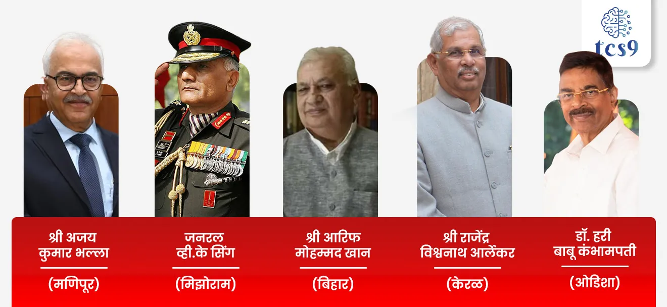 Shri-Ajay-Kumar-Bhalla, General-Vijay-Kumar-Singh, Shri-Arif-Mohammed-Khan, Shri-Rajendra-Vishwanath-Arlekar, Dr-Hari-Babu-Kambhampati