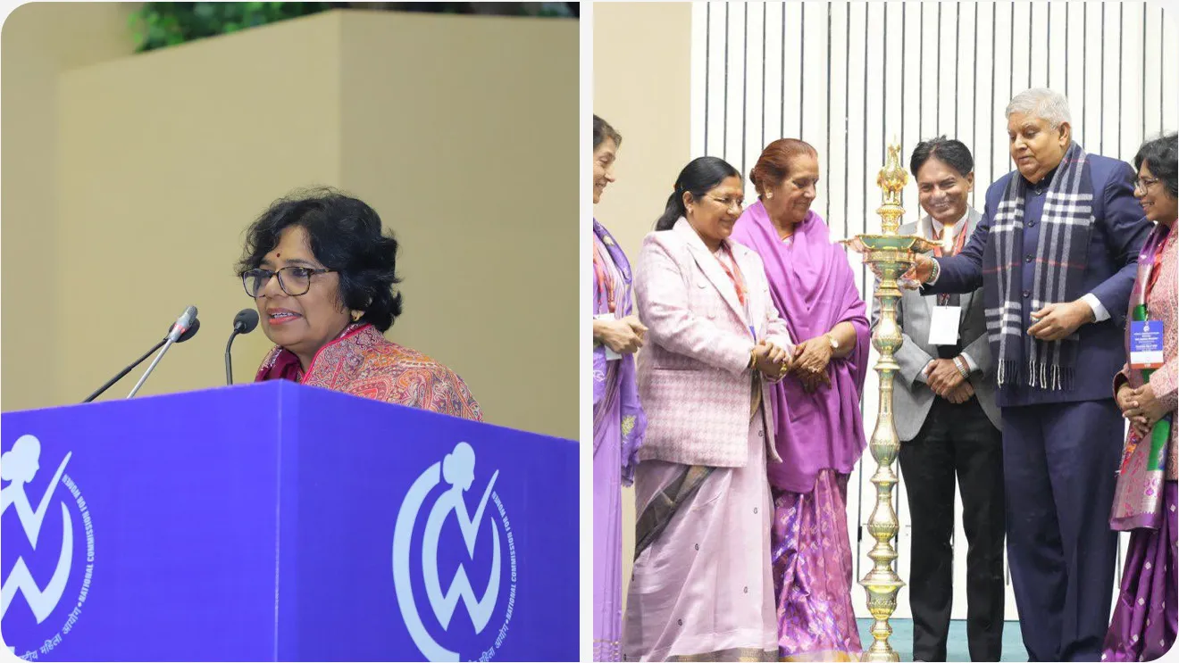 • राष्ट्रीय महिला आयोग, नवी दिल्लीतील विज्ञान भवन येथे 31 जानेवारी 2025 रोजी आपला 33 वा स्थापना दिन साजरा केला. 
• या प्रसंगी उपराष्ट्रपती जगदीप धनखड प्रमुख पाहुणे म्हणून उपस्थित होते. • श्रीमती. विजया किशोर रहाटकर या राष्ट्रीय महिला आयोगाच्या विद्यमान अध्यक्षा आहेत. 
• त्या राष्ट्रीय महिला आयोगाच्या 9व्या अध्यक्ष आहेत.