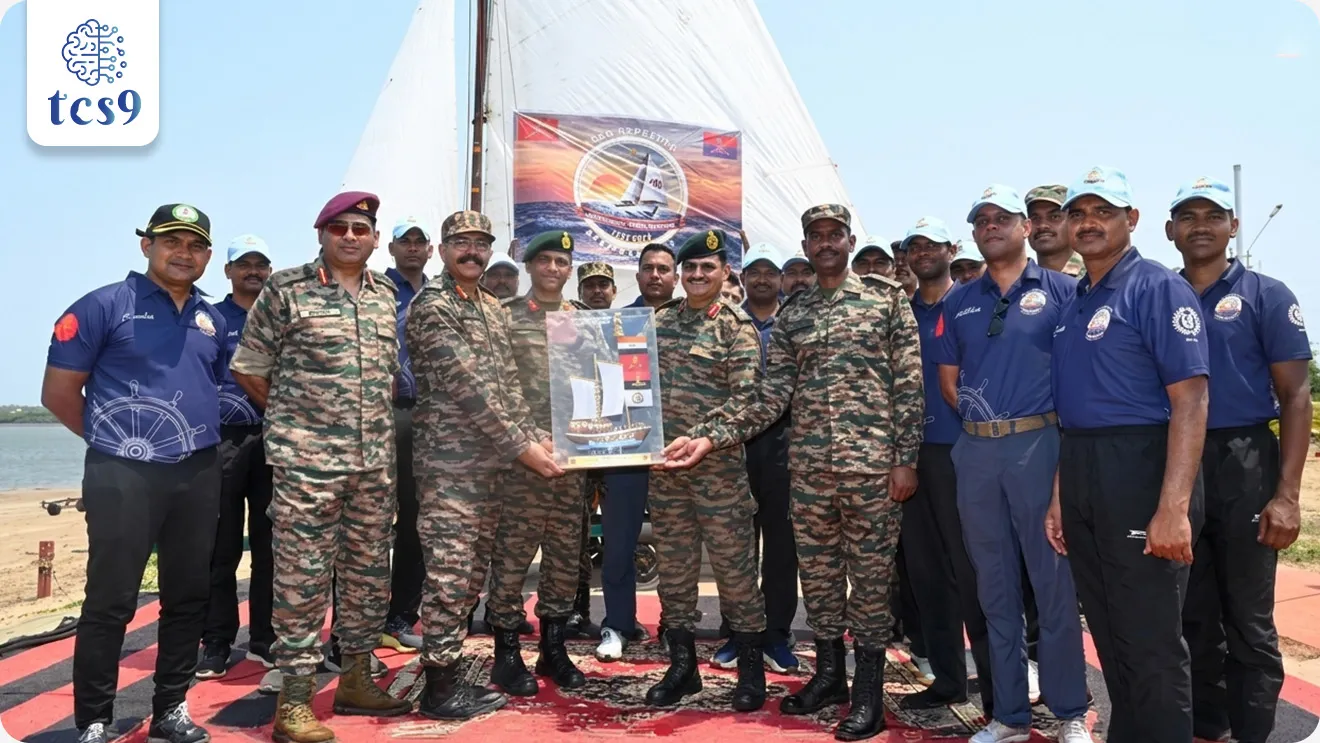 Samudra Sahas Sailing Expedition

📚 Subject : GS

सरळसेवा, तलाठी, वनरक्षक, पोलीस भरती, अग्निवीर , रेल्वे भरती, SSC GD, MPSC, UPSC परीक्षेसाठी विचारलेले / संभाव्य महत्त्वपूर्ण  प्रश्न

प्रश्न) भारतीय लष्कराच्या तोफखाना रेजिमेंटने छत्रपती शिवाजी महाराज यांच्या सागरी वारशाला मानवंदना देण्यासाठी पहिली 'ब्लू-वॉटर' नौकानयन मोहीम मुंबईतील मार्वे येथून सुरू केली, तर या मोहिमेचे नाव काय ?

समुद्र साहस मोहीम
समुद्र शक्ती मोहीम
सागर परिक्रमा मोहीम
नौका साहस मोहीम

उत्तर : समुद्र साहस मोहीम

📰 बातमी काय ?

भारतीय लष्कराच्या 'रेजिमेंट ऑफ आर्टिलरी' (तोफखाना रेजिमेंट) च्या 200 व्या वर्धापनदिनाचे (Bicentenary Celebrations) औचित्य साधून 'समुद्र साहस' (Samudra Sahas) नौकानयन मोहिमेचे मुंबईतील मार्वे येथून प्रस्थान झाले. 

✍️ समुद्र साहस नौकानयन मोहिमेबद्दल IMP वनलाईनर पॉईंट्स : 
• आयोजक -  भारतीय लष्कराची रेजिमेंट ऑफ आर्टिलरी (तोफखाना विभाग).
• औचित्य - तोफखाना रेजिमेंटच्या स्थापनेला २०० वर्षे (२ शतके) पूर्ण झाल्याबद्दल या साहसी मोहिमेचे आयोजन करण्यात आले.
• प्रस्थान (Flag-off) - मुंबईतील मार्वे (Marve, Mumbai) येथून लेफ्टनंट जनरल एन. एस. सरना यांच्या हस्ते या मोहिमेला हिरवा झेंडा दाखवून रवाना करण्यात आले.
• नेतृत्व (Leadership) - या मोहिमेच्या संघाचे नेतृत्व कॅप्टन क्षितिज नायर आणि सुभेदार प्रकाश फुंडे करत आहेत.
पहिली ऐतिहासिक मोहीम  -  भारतीय लष्कराच्या कोणत्याही तोफखाना रेजिमेंटद्वारे आयोजित करण्यात आलेली ही पहिलीच 'ब्लू-वॉटर' (समुद्रातील खोल पात्रातील) नौकानयन मोहीम आहे.
वापरलेल्या नौका - या सागरी सफरीसाठी सैनिकांनी 21 फुटी 'सीबर्ड क्लास' (Seabird Class) नौकानयन बोटींचा वापर केला आहे.
मुख्य उद्देश -  ही मोहीम छत्रपती शिवाजी महाराज यांच्या दैदिप्यमान सागरी वारशाला आणि आरमाराला आदरांजली वाहण्यासाठी आयोजित करण्यात आली आहे.

🛶 मोहीम कोणत्या मार्गाने पार पडेल ?
ही मोहीम चार टप्प्यांमध्ये (Four Legs) पूर्ण करण्यात येईल:
मुंबई ते  विजयदुर्ग
 विजयदुर्ग ते  गोवा
गोवा ते विजयदुर्ग
विजयदुर्ग ते मुंबई

रेजिमेंट ऑफ आर्टिलरीबद्दल थोडक्यात माहिती  (Regiment of Artillery) : 
⚔️ भारतीय लष्करामध्ये पायदळानंतर (Infantry) 'आर्टिलरी' (तोफखाना) हा दुसरा सर्वात मोठा विभाग आहे.
🎯 ब्रीदवाक्य - या विभागाचे ब्रीदवाक्य 'सर्वत्र इज्जत ओ इकबाल' (Everywhere with Honour and Glory) असे आहे.
🏛️ प्रशिक्षण केंद्र - महाराष्ट्र राज्यातील देवलाली (नाशिक) येथे स्थित असलेले स्कूल ऑफ आर्टिलरी हे या रेजिमेंटचे मुख्य आणि प्रमुख प्रशिक्षण संस्था आहे.
🪖महिला अधिकाऱ्यांचा प्रवेश -  लष्कराने ऐतिहासिक पाऊल उचलत 2023 मध्ये महिला अधिकाऱ्यांना रेजिमेंट ऑफ आर्टिलरीमध्ये सामील होण्याची परवानगी दिली, ज्यामुळे आता महिला अधिकारी देखील तोफखान्याचे नेतृत्व करत आहेत.